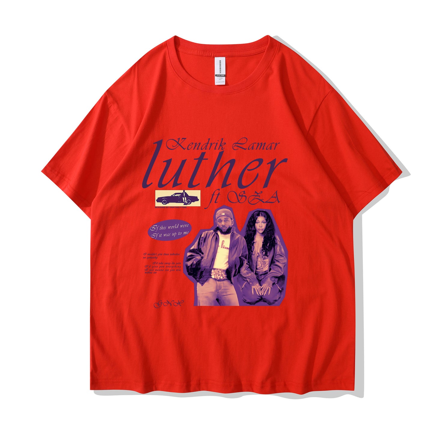 SZA X Kendrick Lamar TShirt Luther