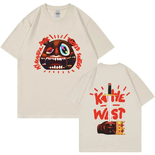 Rapper Kanye West T Shirt Music Album Graduation Graphic T-s